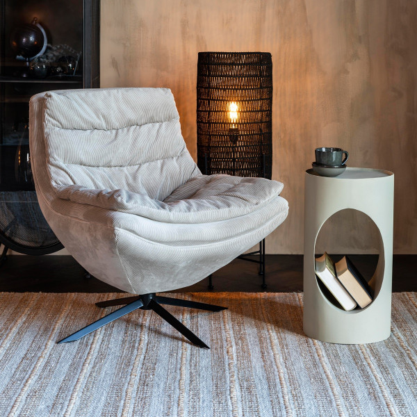 deur Kaal Onbekwaamheid Dutchbone Vince | Design fauteuil ribstof | 3100160 | LUMZ