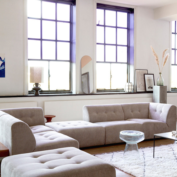 whisky Indirect Decoratief HK living Vint Couch | Modulaire bank met knopen | LUMZ