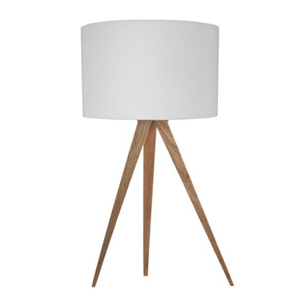 Zuiver Wood | Design tafellamp driepoot hout-wit | 5200009 | LUMZ