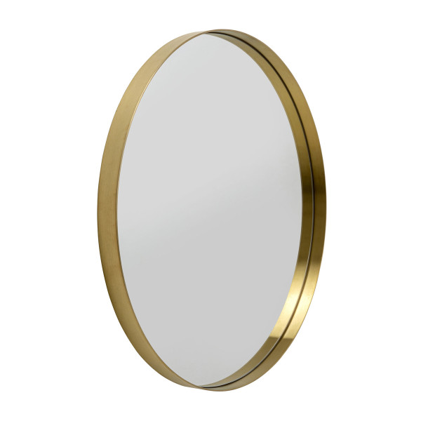 gemiddelde Uitvoerbaar Exclusief Kare Design Curve | Ronde spiegel messing 80 cm | 85425 | LUMZ