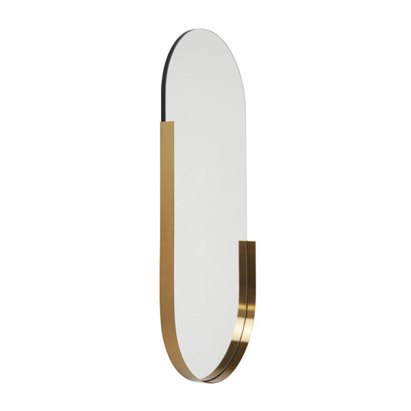 naald Merchandiser tuin Kare Design Hipster | Ovale spiegel messing | 83806 | LUMZ