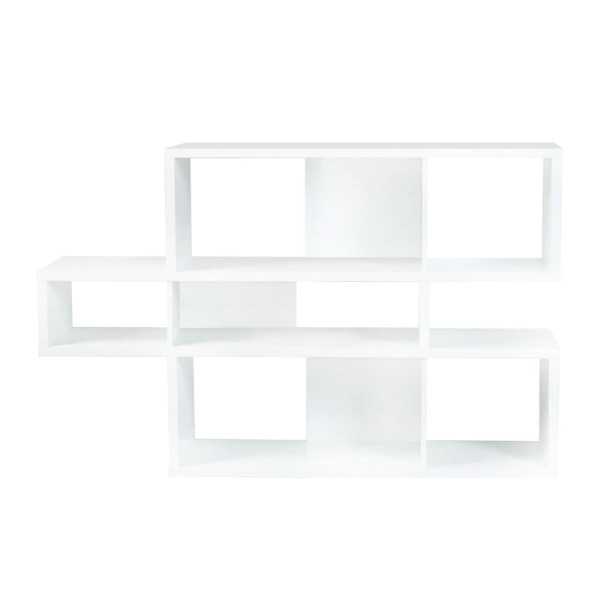 TemaHome | Lage design boekenkast wit - wit | 9500.314803 | LUMZ