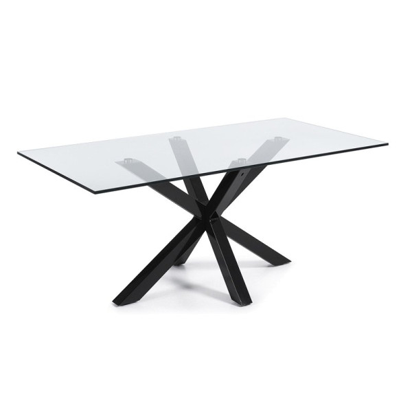 Home Argo | Glazen tafel zwart frame | C409C07 | LUMZ