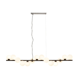 Eettafel hanglamp met glazen bollen