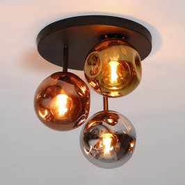 Plafondlamp met glasbollen