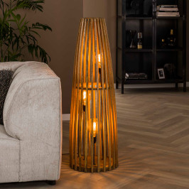 Een houten staande lamp online | LUMZ.nl