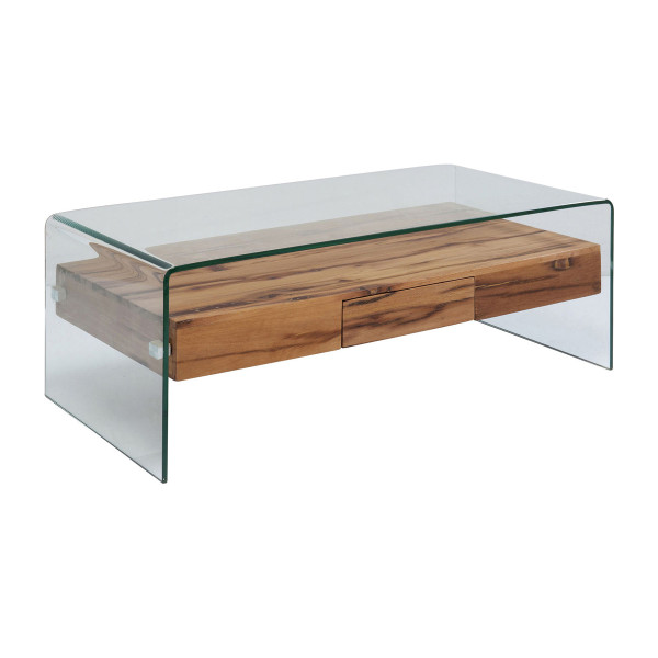 Kare Design Nature | Salontafel glas en hout | 83856 | LUMZ