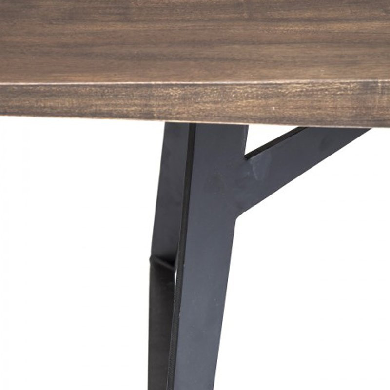 Eettafel donker hout Graham bestellen Onlinedesignmeubel.nl