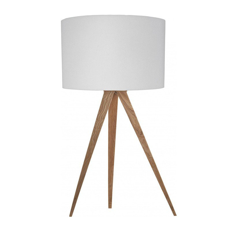 een keer Vergevingsgezind Op de loer liggen Zuiver Tripod Wood | Design tafellamp driepoot hout-wit | 5200009 | LUMZ